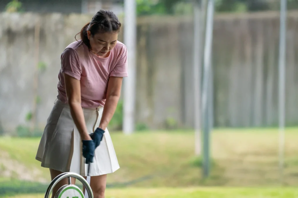 Woman Driving on Bali International Golf | Juara Production