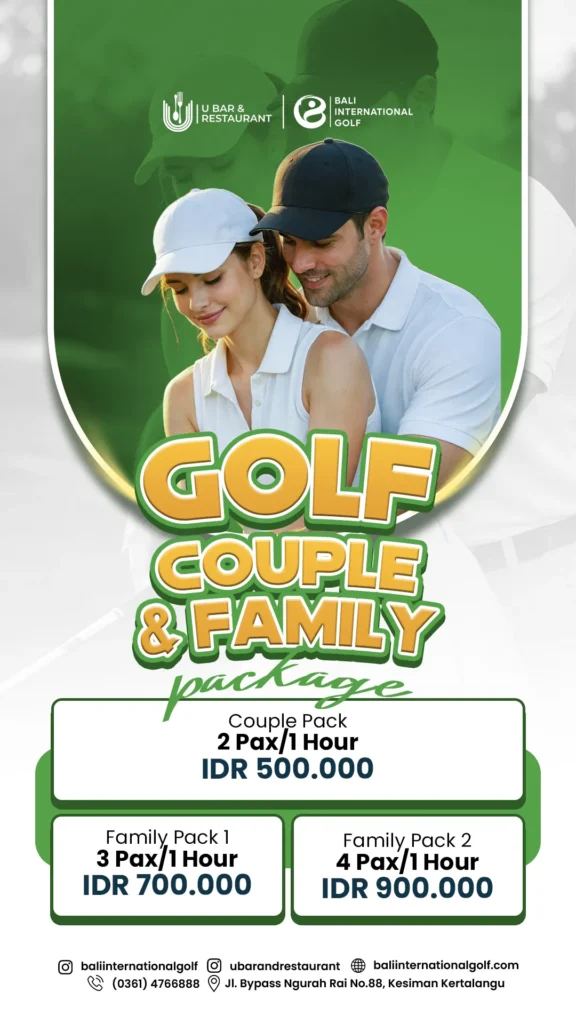 Bali International Golf | Couple & Family Package
