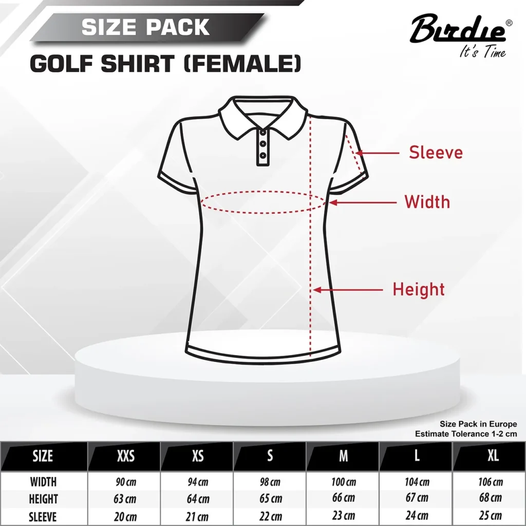 Size Pack Wanita | Bali International Golf