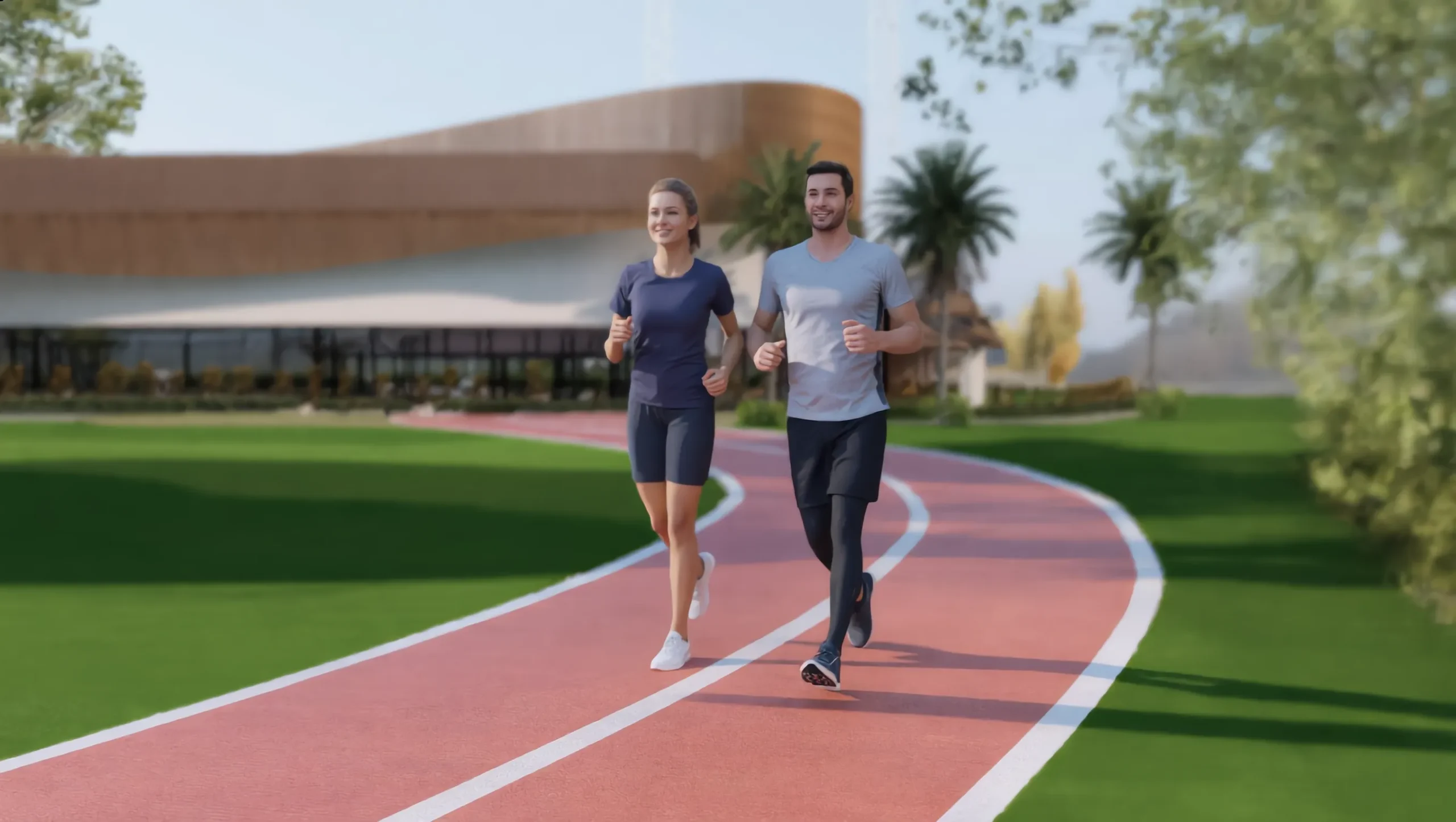 Running Track Bali International Golf
