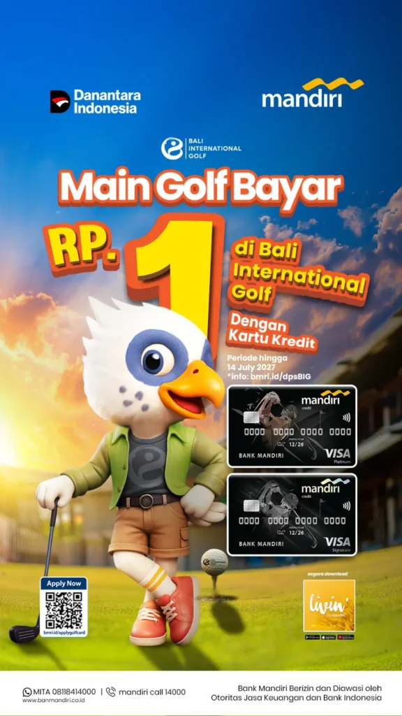 Mandiri 1rp Bali International Golf Promotion